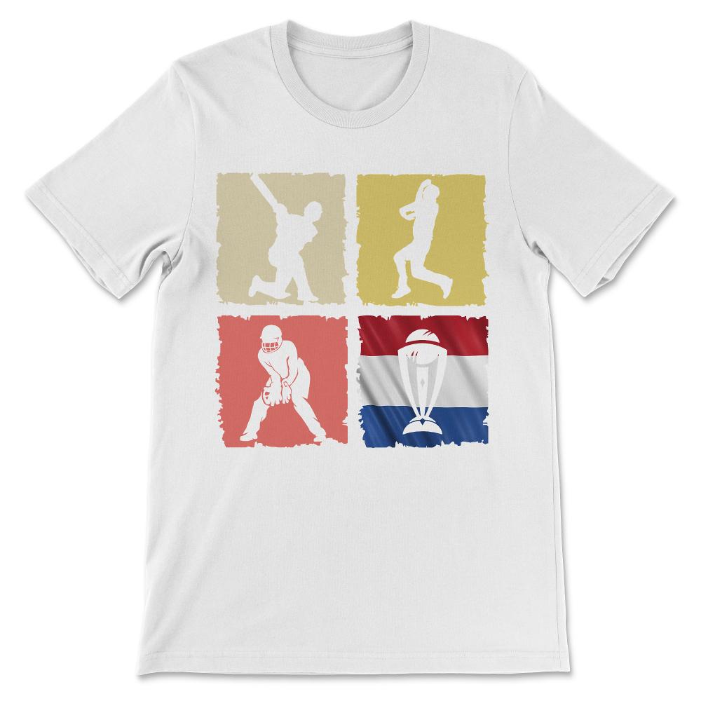 India - India Cricket - Support India Cricket for World Cup Gift Tee - White
