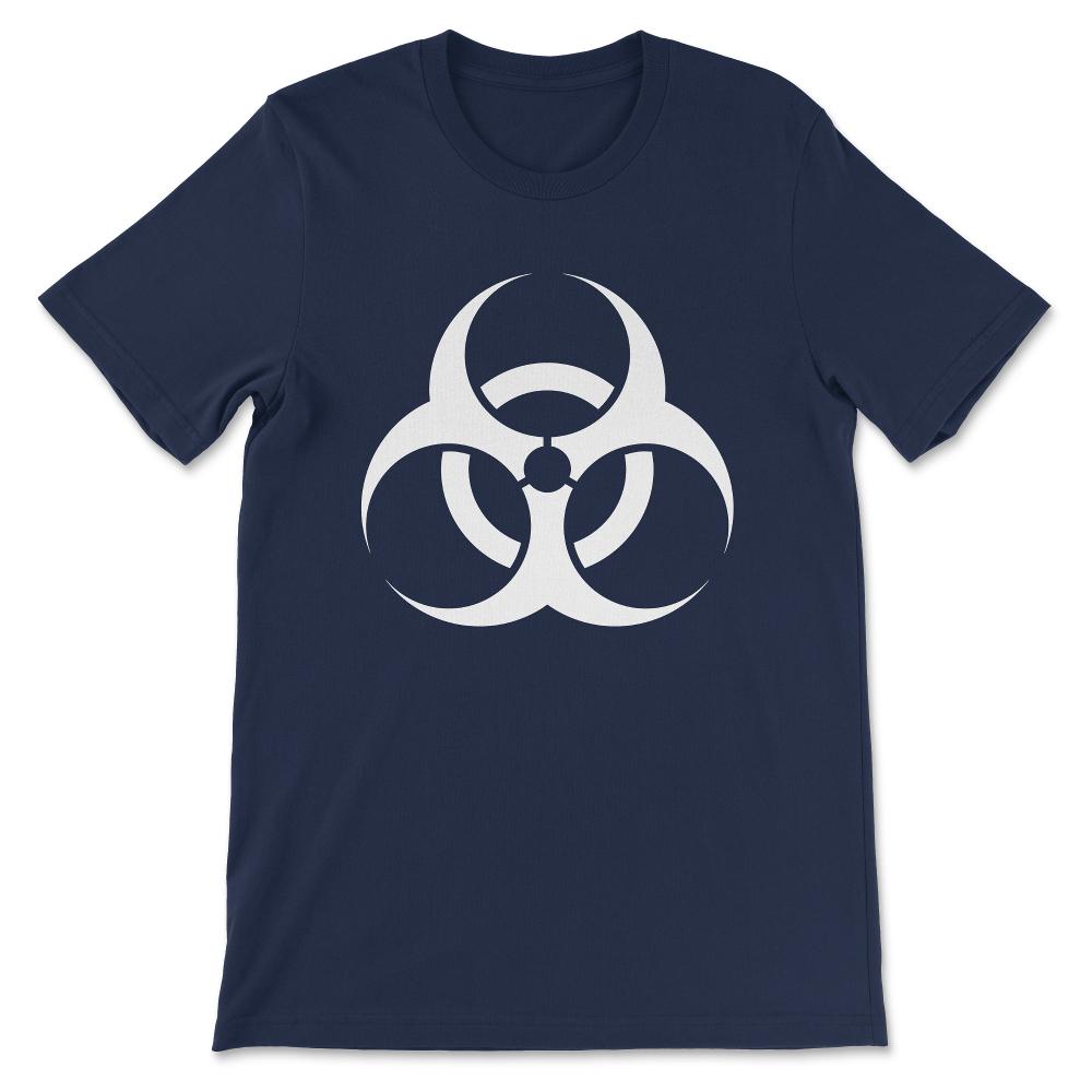 Medical Waste Symbol Shirt 2 Gift Tee - Unisex T-Shirt - Navy