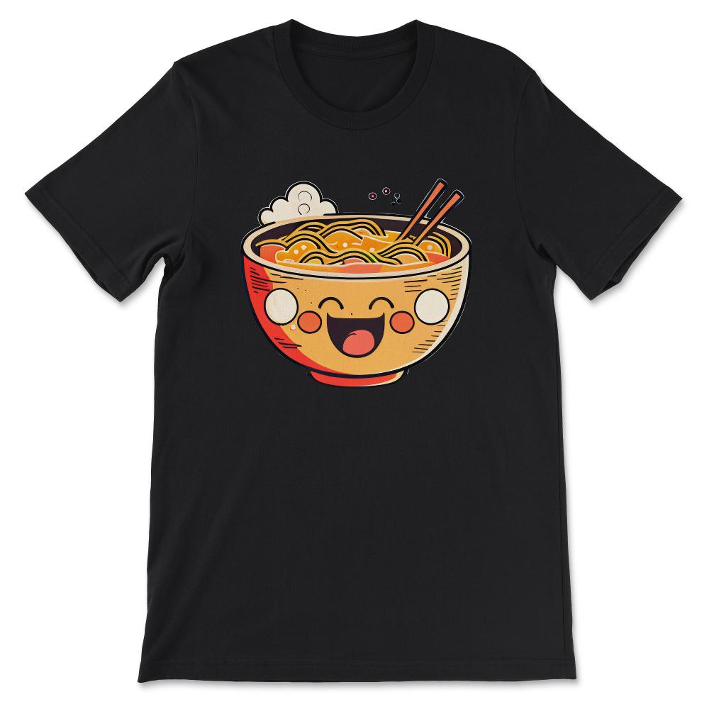 Done - Ramen Lovers Happy Cute Eating Noodle Foodie Japanese Dish - Black