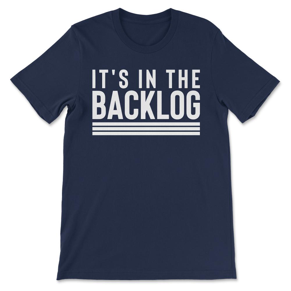 its in the white Gift Tee - Unisex T-Shirt - Navy