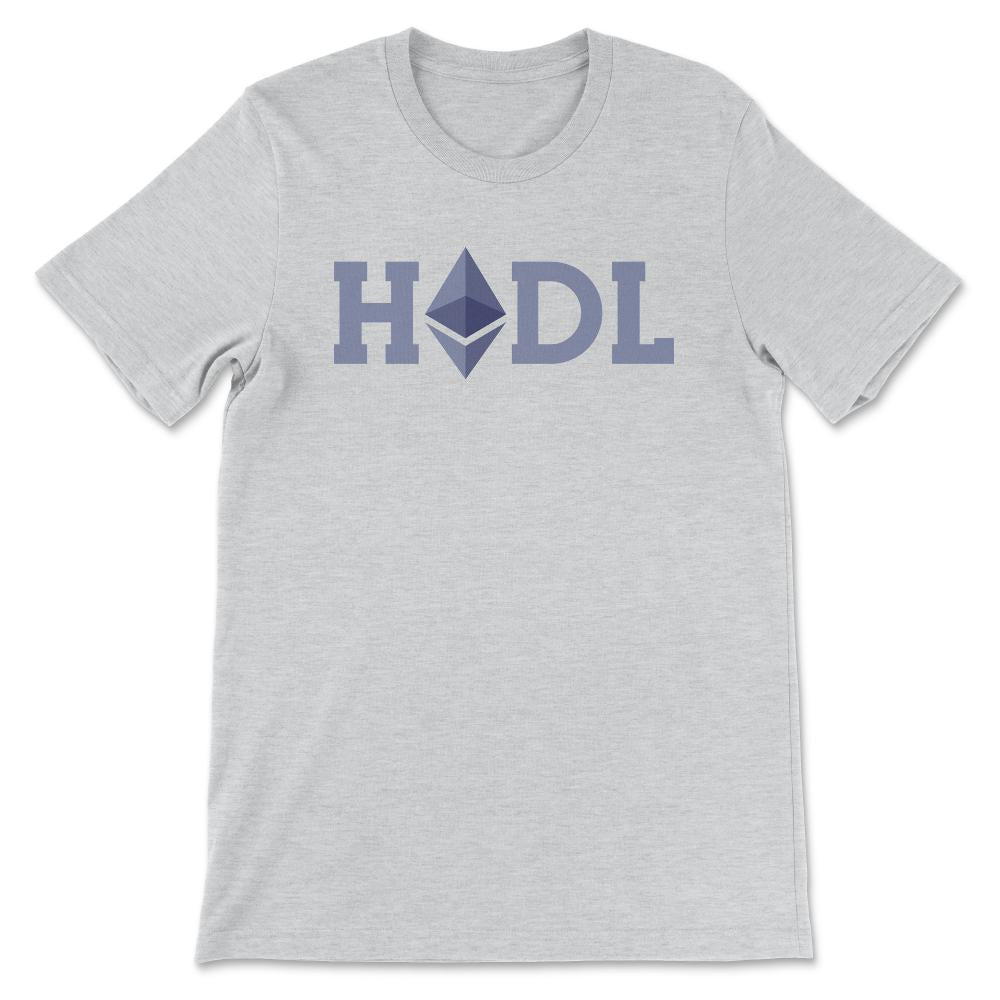 Ethereum Logo ETH Hodl Coin Freedom Crypto Bitcoin Trader Miner Gift - Ash