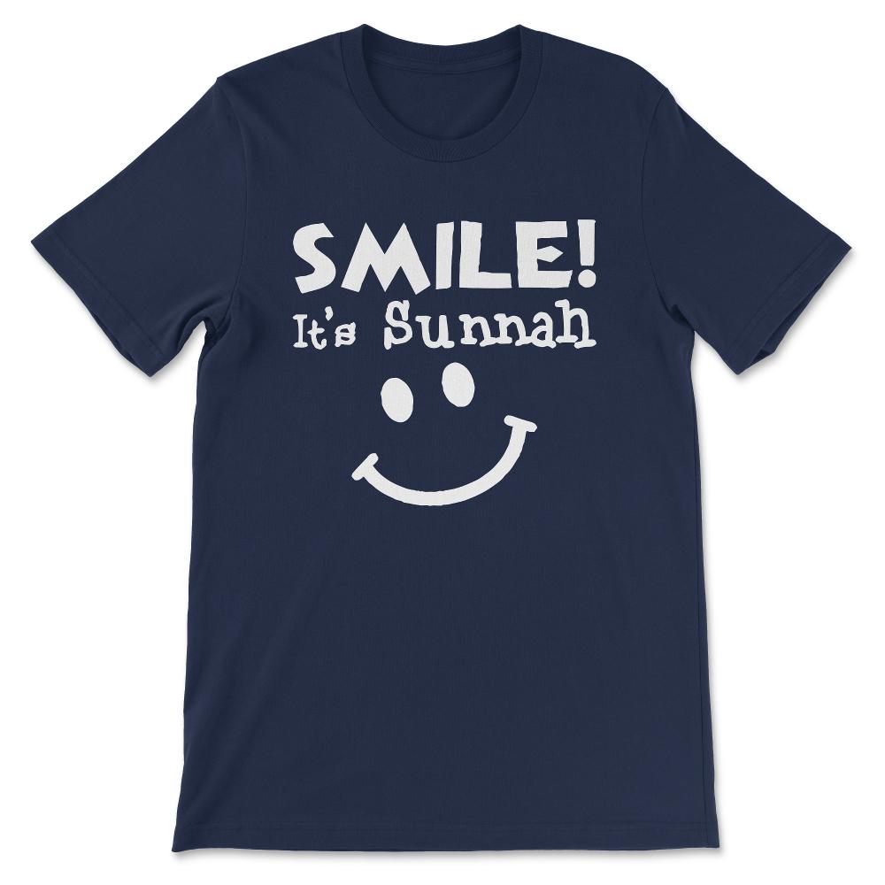 smaile its sunnah Gift Tee - Unisex T-Shirt - Navy