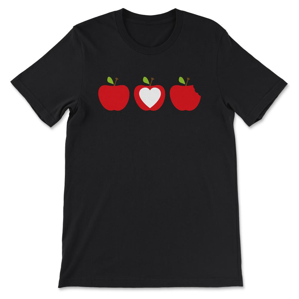 Apple Toddler Kindergarten Preschool Teacher - Apple Picking Season - - Black