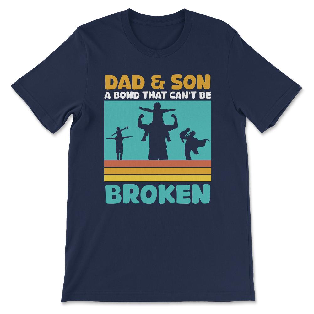 dad & son Gift Tee - Unisex T-Shirt - Navy