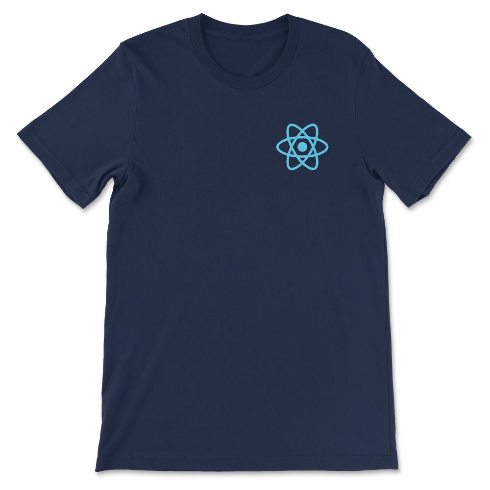 React pocket Gift Tee - Unisex T-Shirt - Navy
