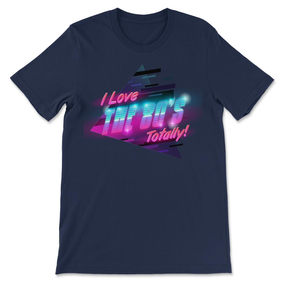 1980s Retro Vintage Design Made in the 80s Love 80s design Gift Tee - - Navy