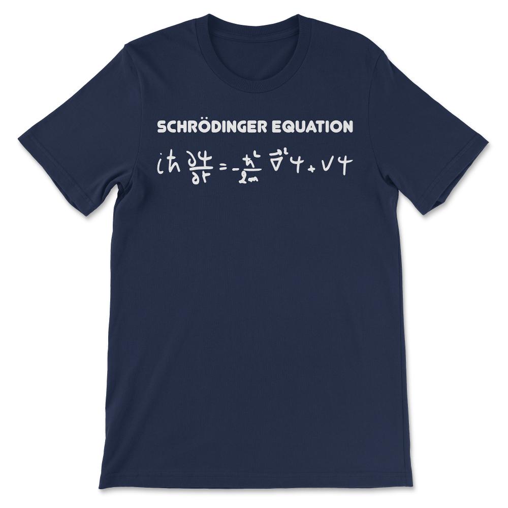 schrodinger Gift Tee - Unisex T-Shirt - Navy