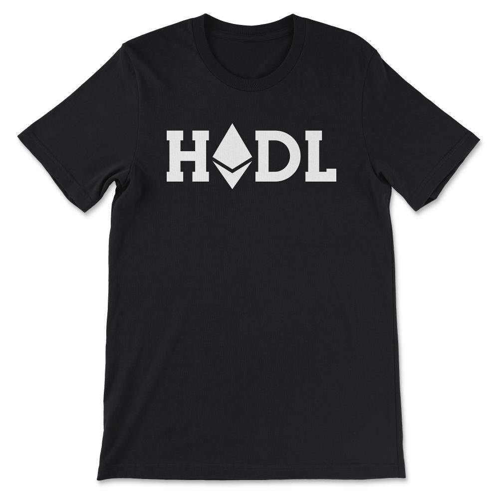 Ethereum Logo ETH Coin Crypto Bitcoin Trader Miner Gift Gift Tee - - Black