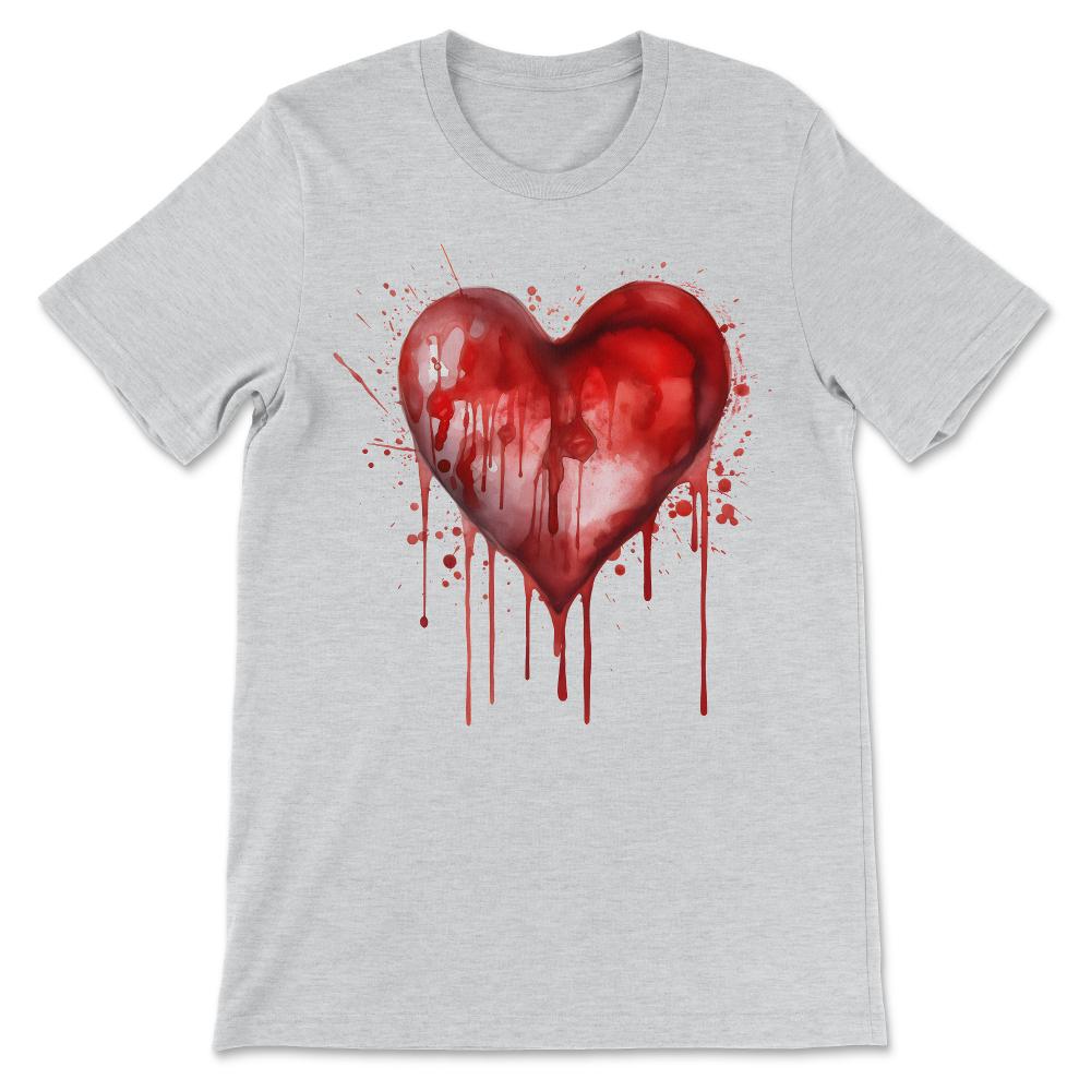 Done - Heart Bleeding Love Valentine Breakup Shaped Cute My Bloody - Ash
