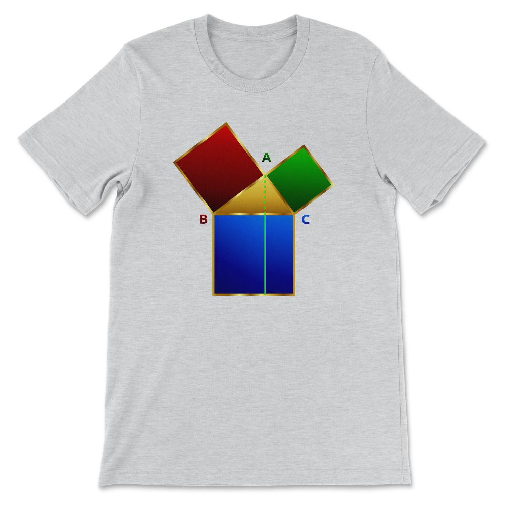 Pythagorus Shirt 1 Gift Tee - Unisex T-Shirt - Ash