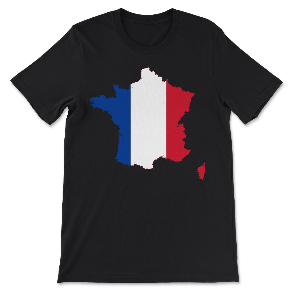 France Country Flag France Tourist France Country Team Gift Tee - - Black