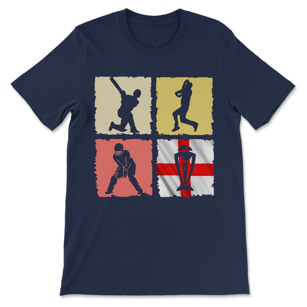 India - India Cricket - Support India Cricket for World Cup Gift Tee - Navy