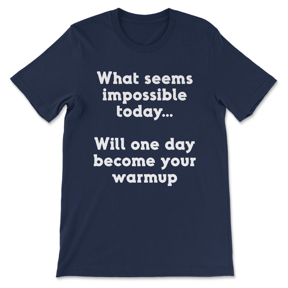 Gym Shirt 1 Gift Tee - Unisex T-Shirt - Navy