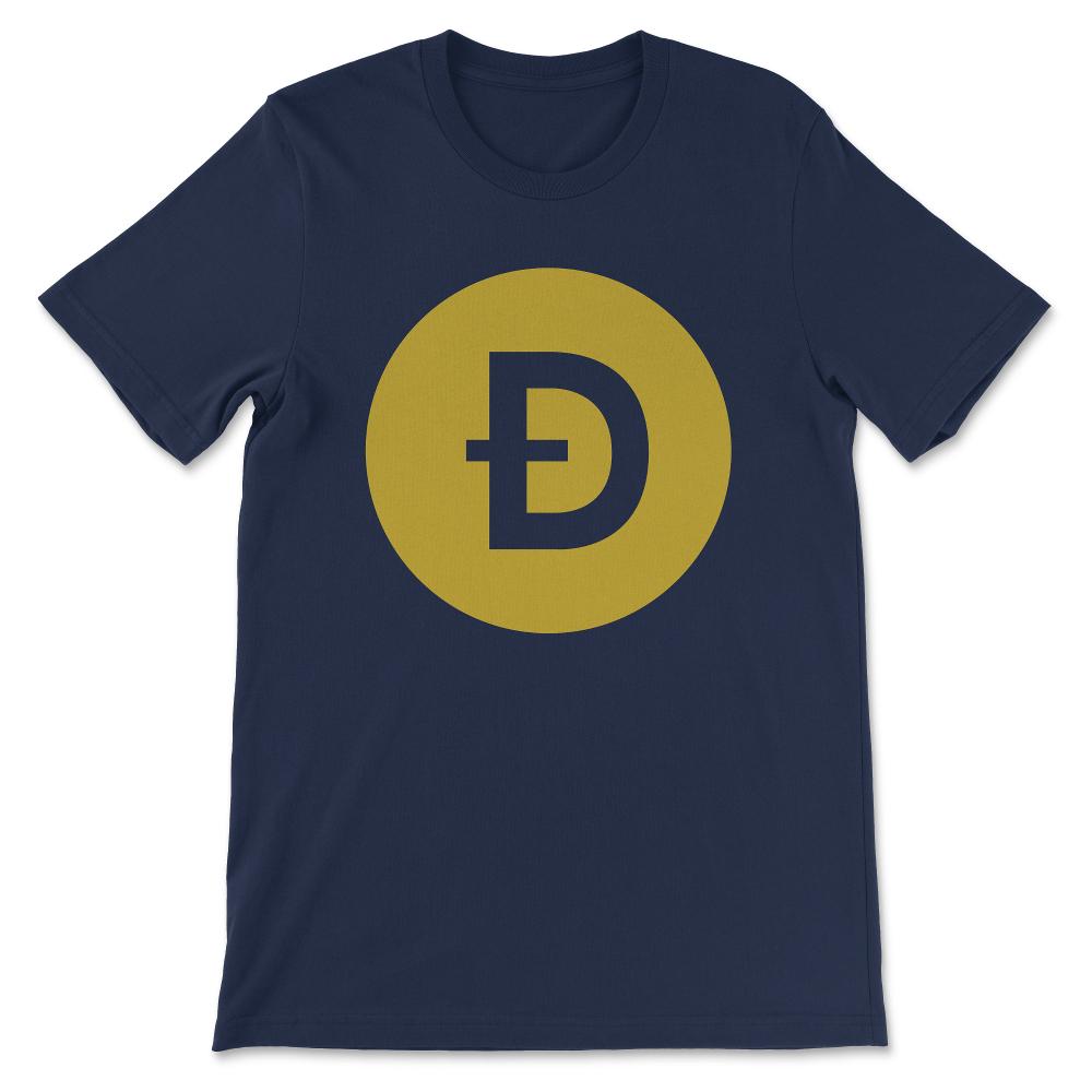 Dogecoin Shirt 1 Gift Tee - Unisex T-Shirt - Navy