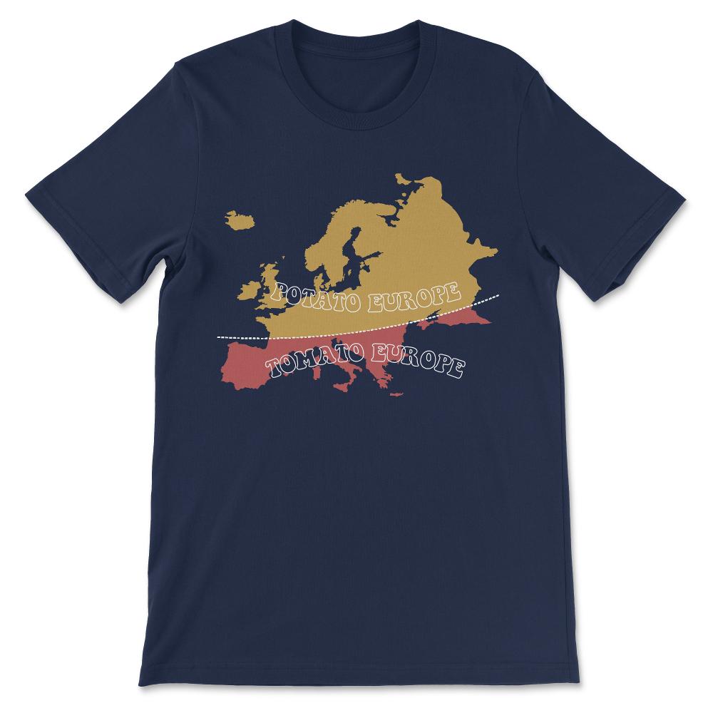 map Gift Tee - Unisex T-Shirt - Navy