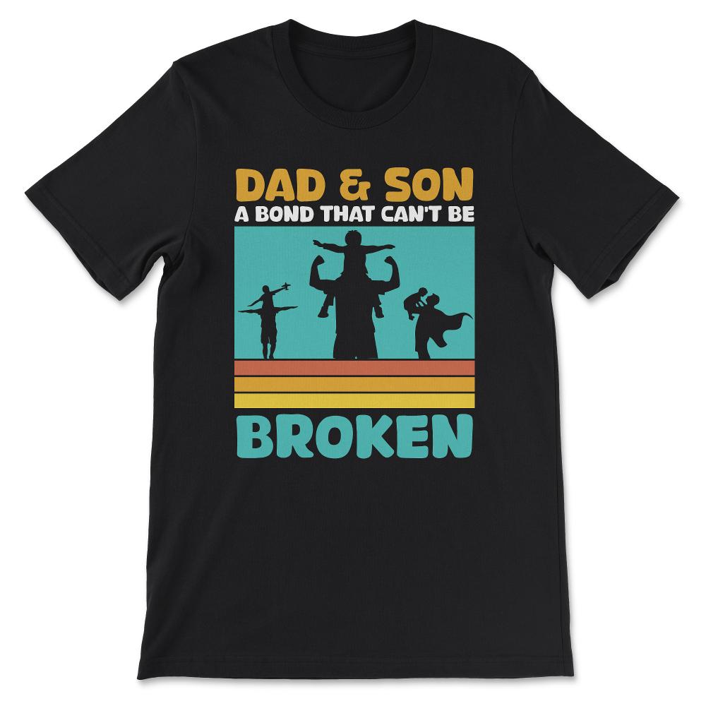 dad & son Gift Tee - Unisex T-Shirt - Black