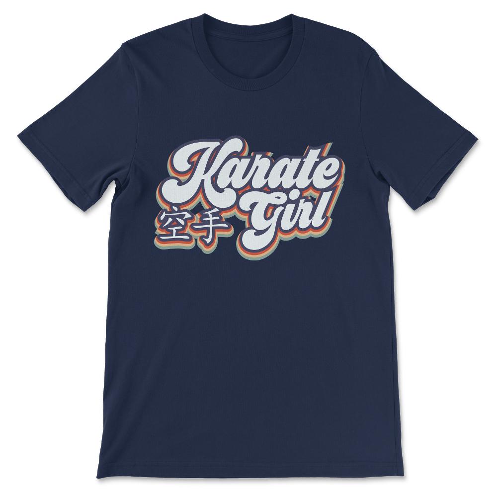 Karate Girl Karate Student Karate Learner Martial Arts Lover Gift Tee - Navy