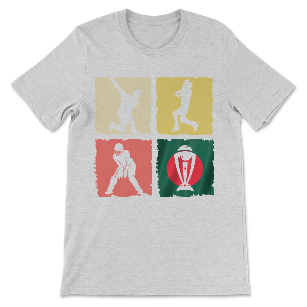 India - India Cricket - Support India Cricket for World Cup Gift Tee - Ash