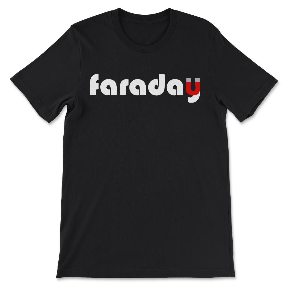 faraday white Gift Tee - Unisex T-Shirt - Black