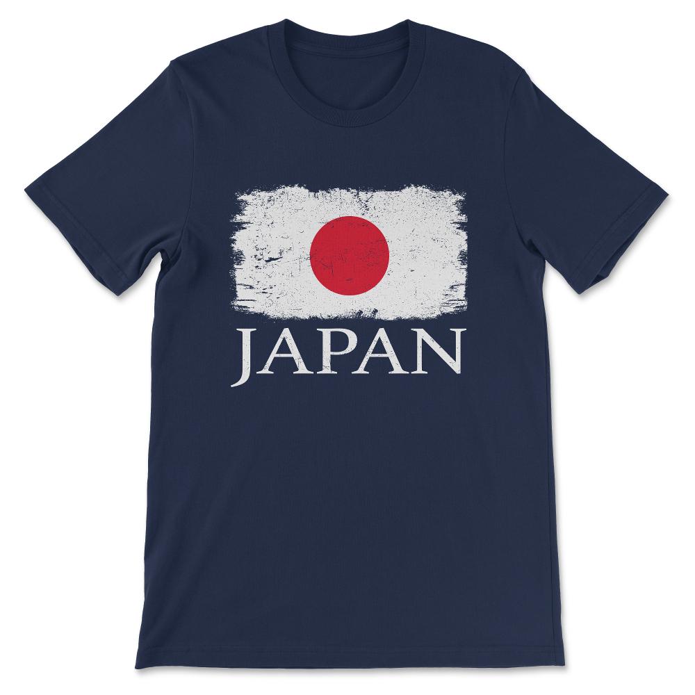 Japan Country Flag Japan Tourist Japan Country Team Gift Tee - Unisex - Navy