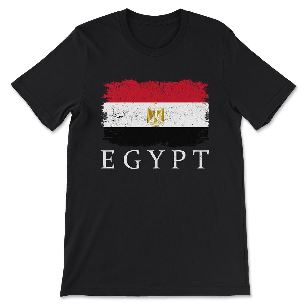 Egypt Country Flag Egypt Country Tourist Egypt Team Gift Tee - Unisex - Black