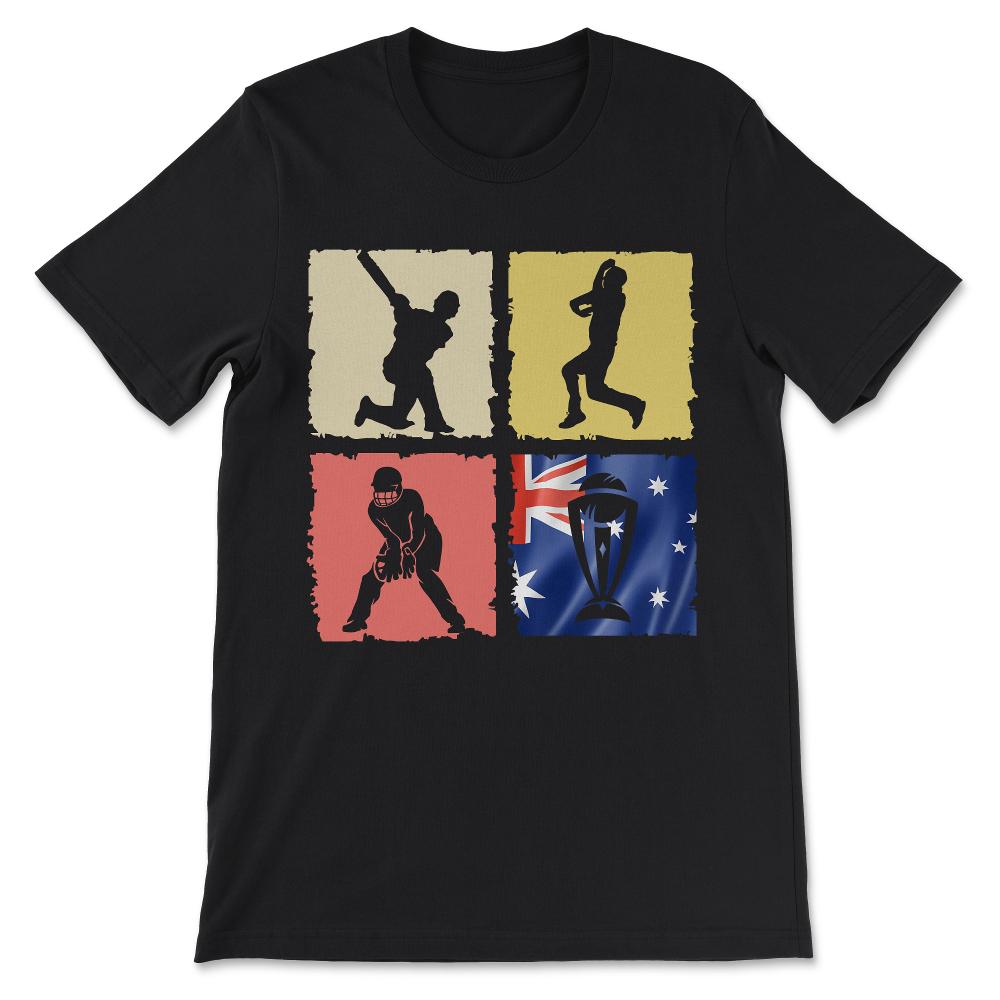 India - India Cricket - Support India Cricket for World Cup Gift Tee - Black