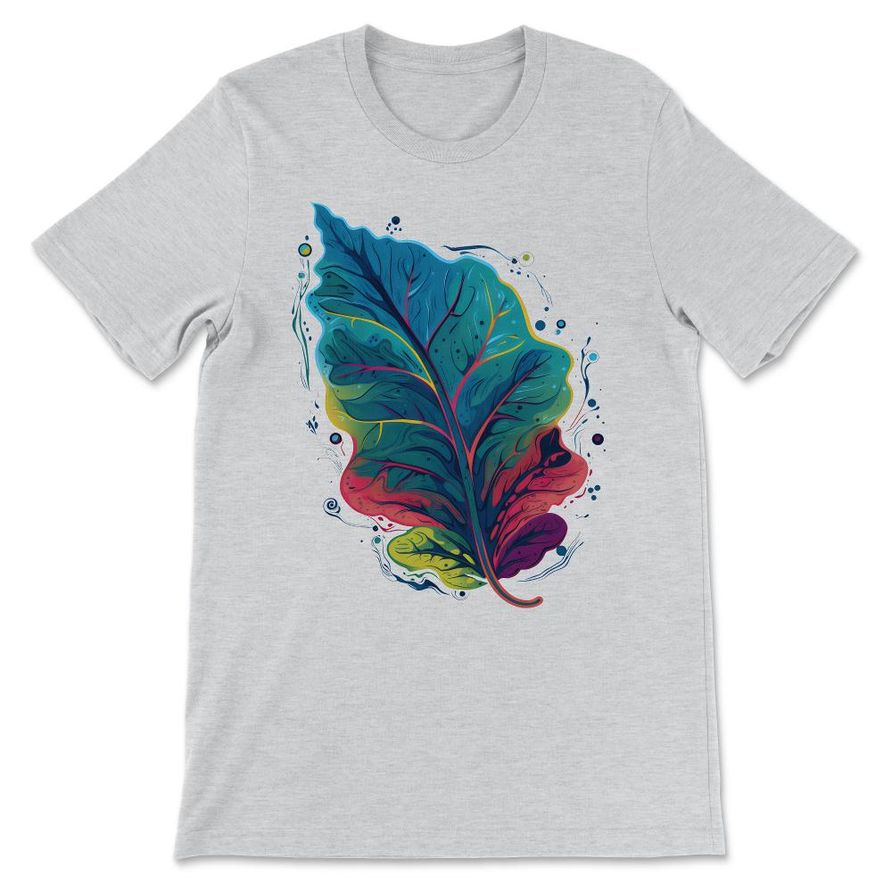 Colorful Leaf Autumn Fall Leaves Foliage Plant Season Garden Gift Tee - Ash