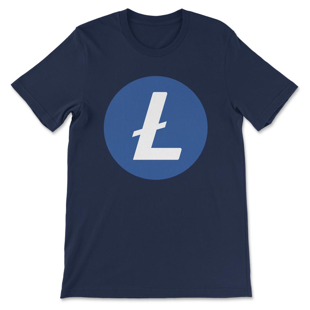 Litecoin LTC Shirt 1 Gift Tee - Unisex T-Shirt - Navy