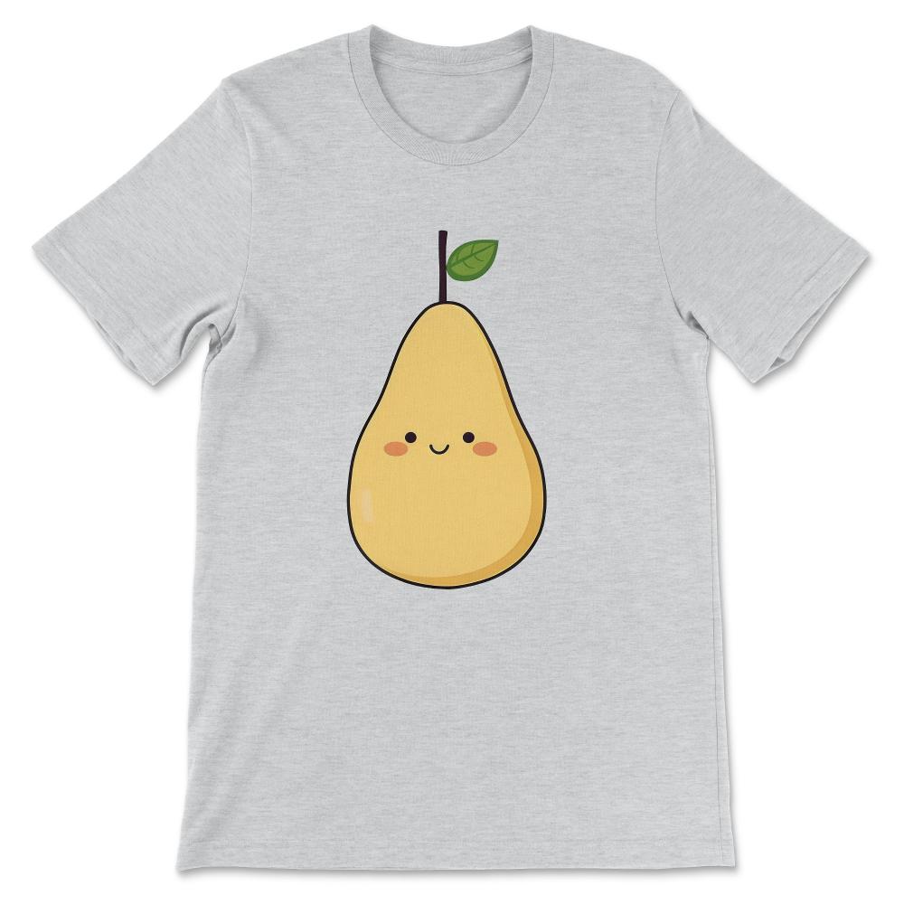 Done - Pear Kawaii Fruit Lover Cute Funny Fruitarian Veganism Plant - Ash