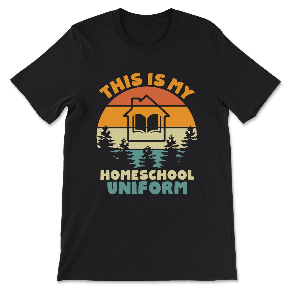 I Love Homeschooling Homeschool Home school Mom Dad Boy Girl Gift Tee - Black