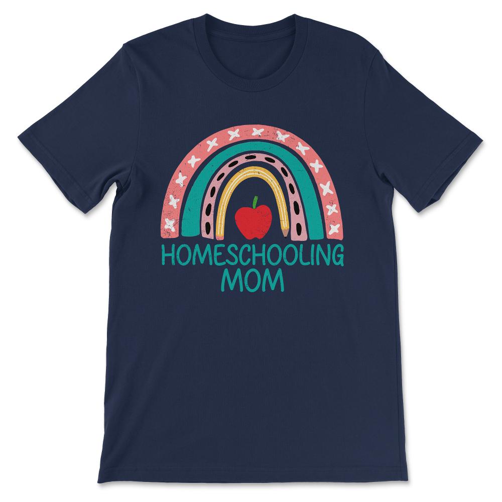 I Love Homeschooling Homeschool Home school Mom Dad Boy Girl Gift Tee - Navy