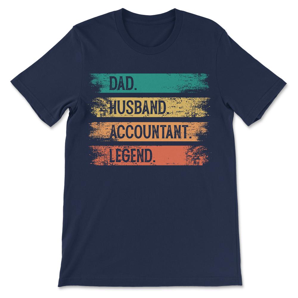 dad husband Gift Tee - Unisex T-Shirt - Navy