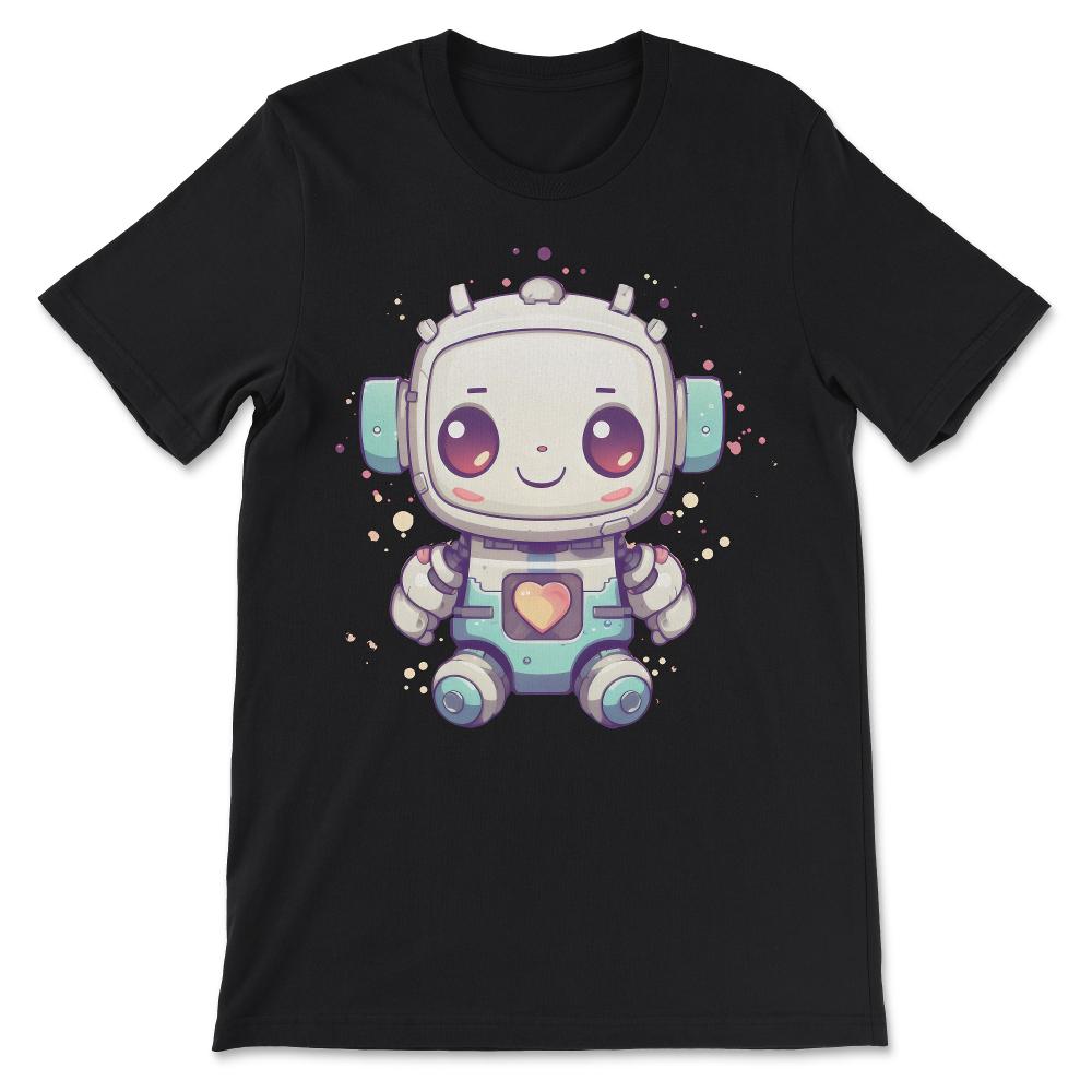 Robot Baby Robotic Future Engineer Technology Bionic Science Gift Tee - Black