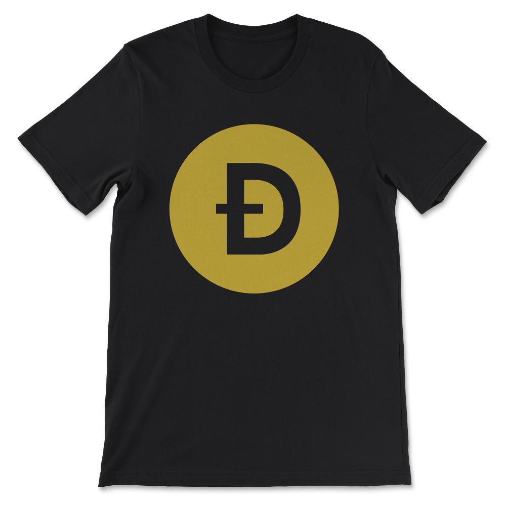 Dogecoin Shirt 1 Gift Tee - Unisex T-Shirt - Black