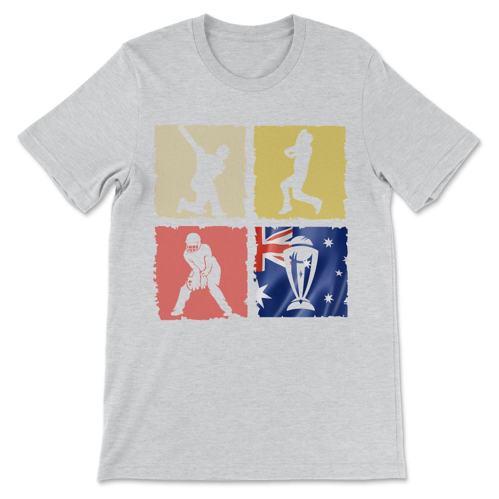 India - India Cricket - Support India Cricket for World Cup Gift Tee - Ash