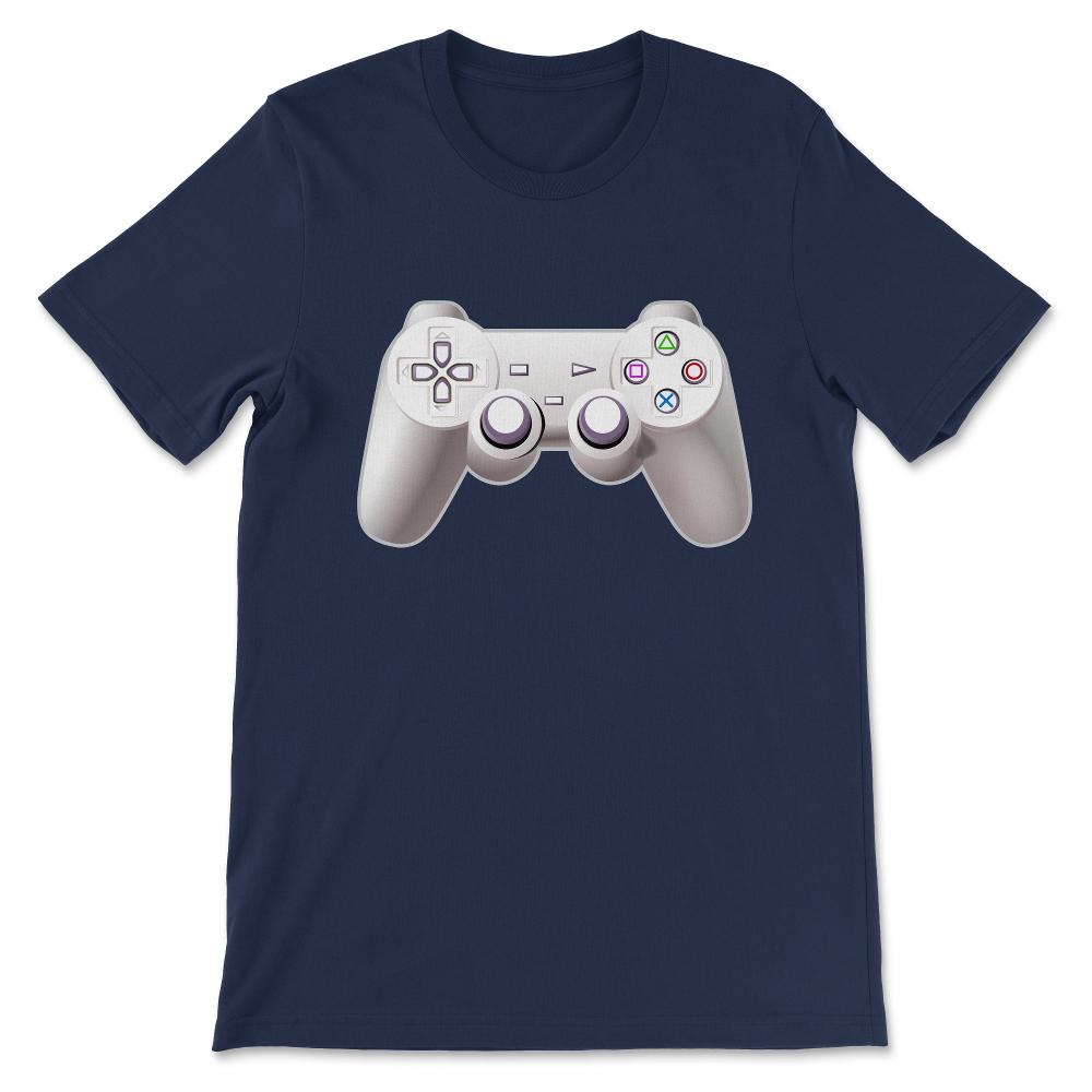 Done - Play Station Game Controller Gamer Retro Video Console Nerd - Navy