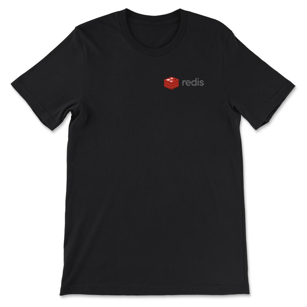 redis pocket Gift Tee - Unisex T-Shirt - Black