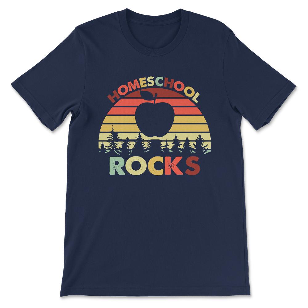 I Love Homeschooling Homeschool Home school Mom Dad Boy Girl Gift Tee - Navy