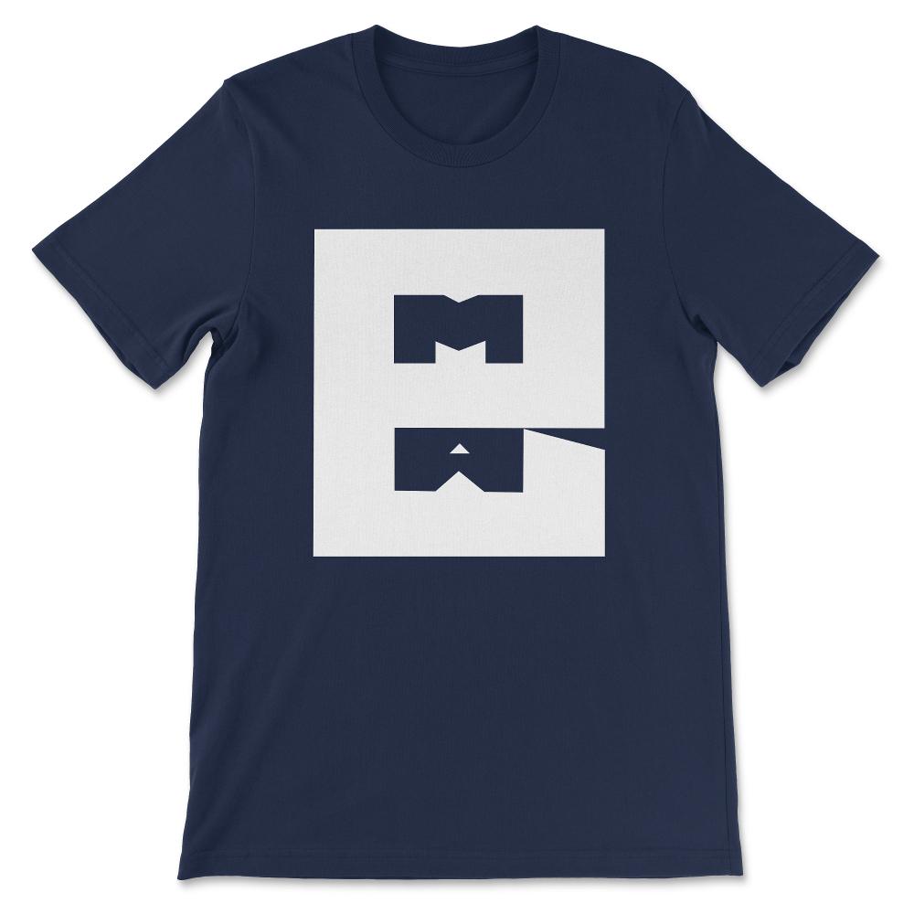 Maine. Ma in e white Gift Tee - Unisex T-Shirt - Navy