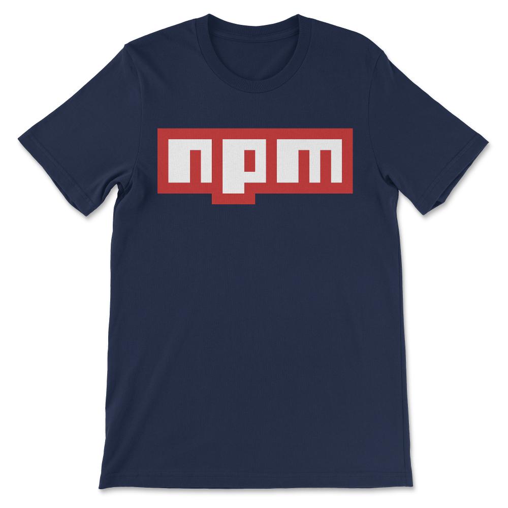 npm Gift Tee - Unisex T-Shirt - Navy