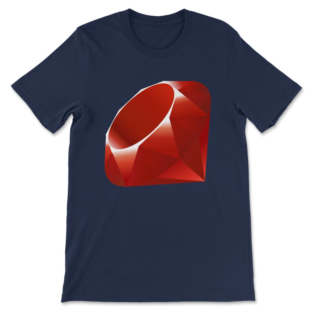 red dimond Gift Tee - Unisex T-Shirt - Navy