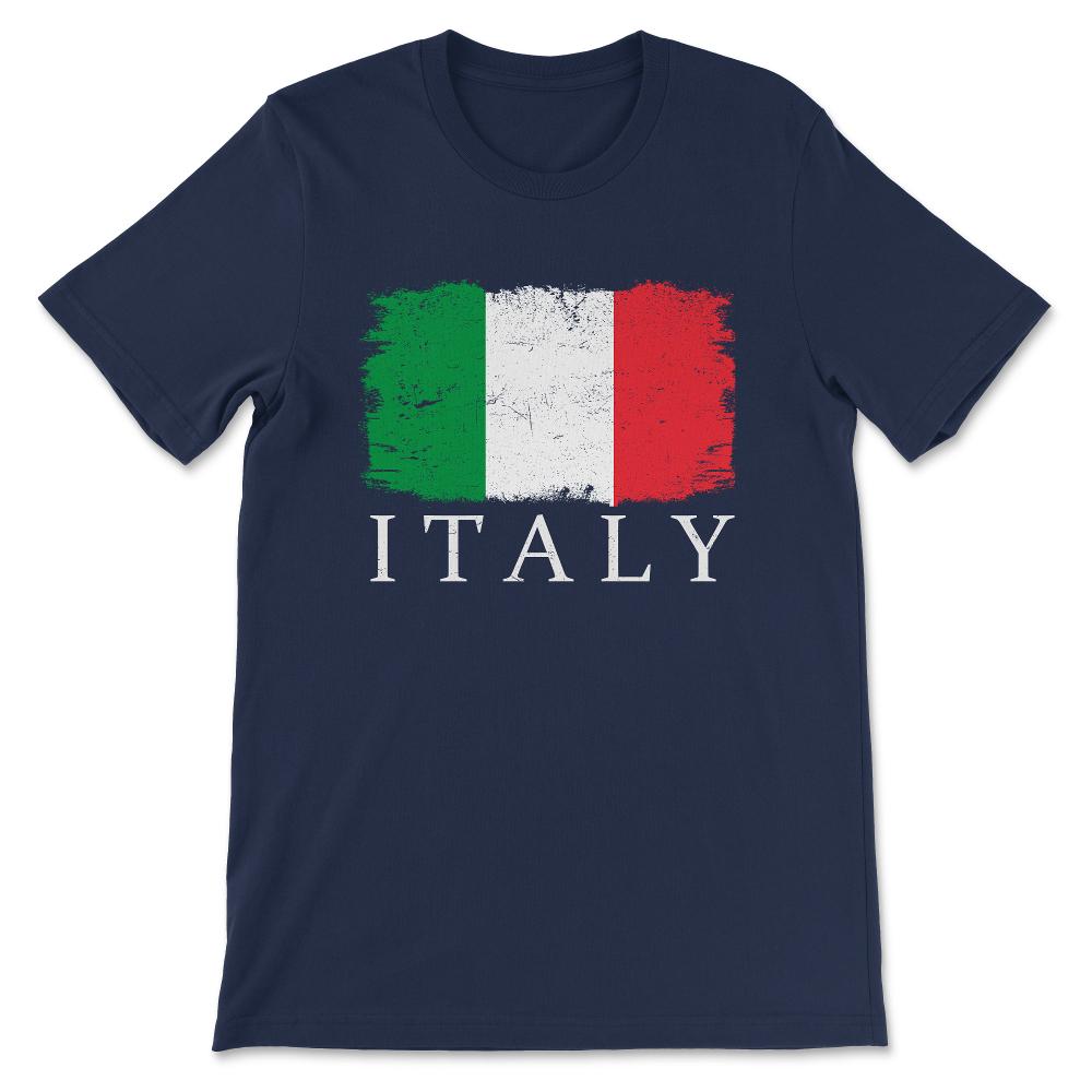 Italy Country Flag Italy Tourist Italy Country Team Gift Tee - Unisex - Navy