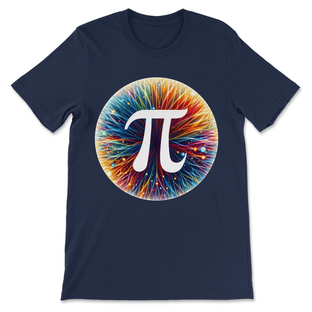 Pi Day - Nerd Geek - Love Math Pi Symbol - Kids Men Women Gift Tee - - Navy