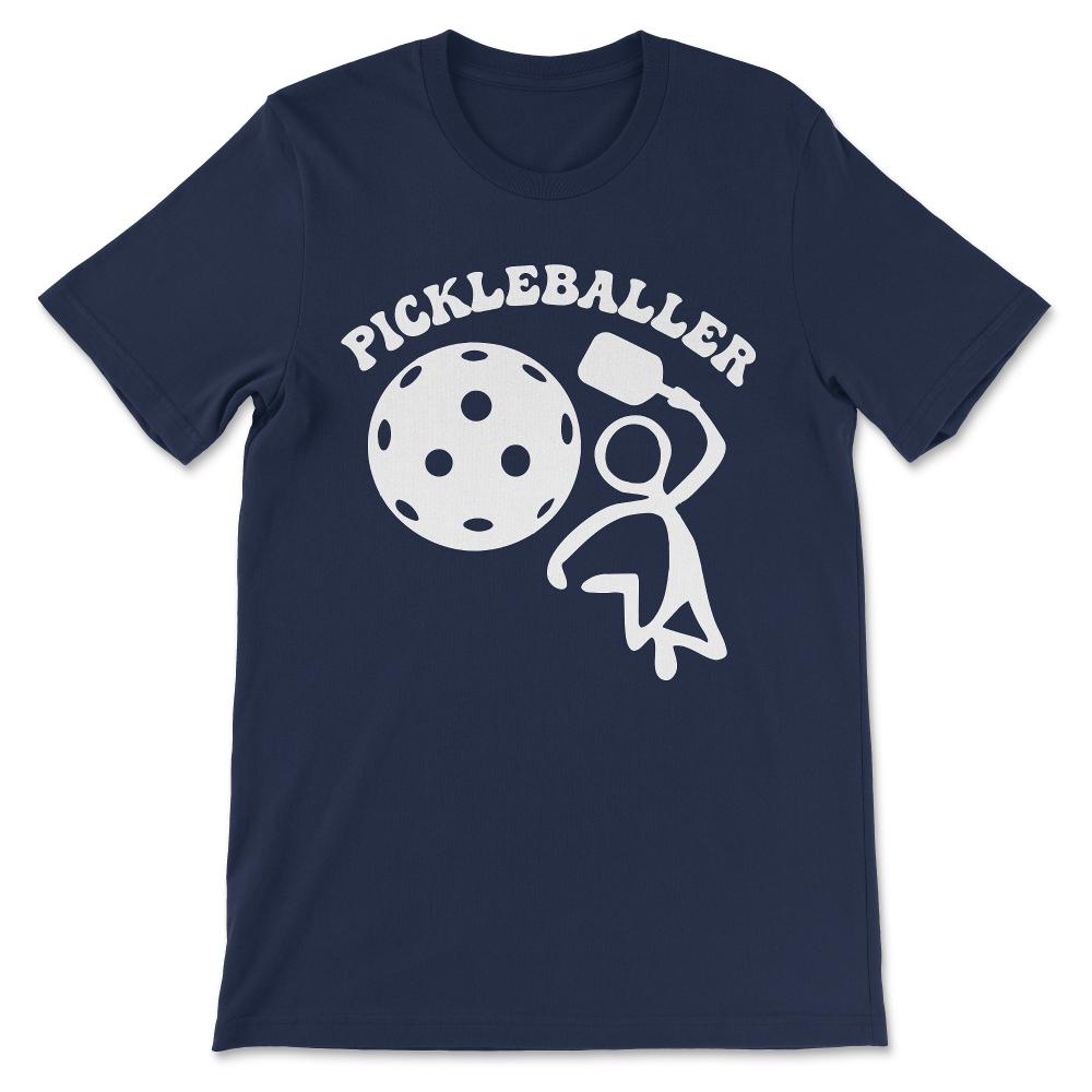 pickleball baller Gift Tee - Unisex T-Shirt - Navy