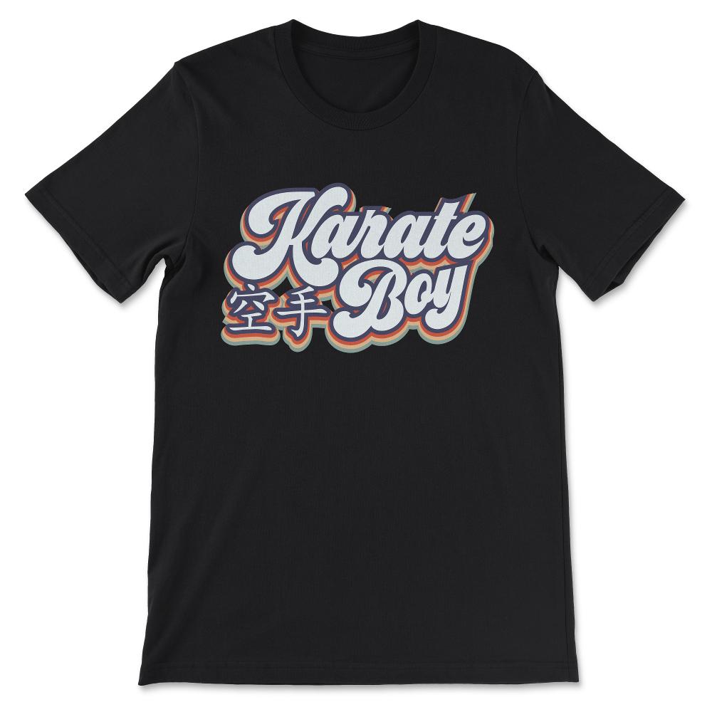 Karate Boy Karate Student Karate Learner Martial Arts Lover Gift Tee - Black