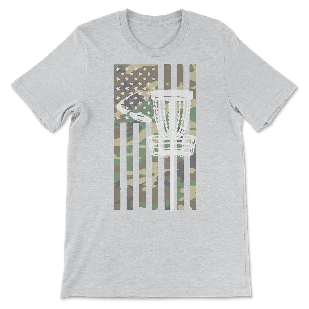 Done - Disc Golf - USA Flag American - Folf Frolf Men Women Dad Gift - Ash