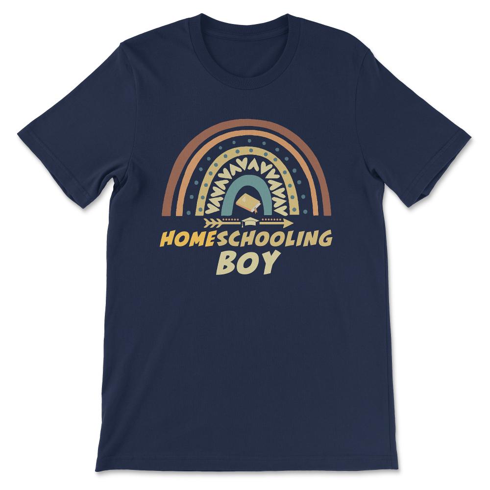 I Love Homeschooling Homeschool Home school Mom Dad Boy Girl Gift Tee - Navy