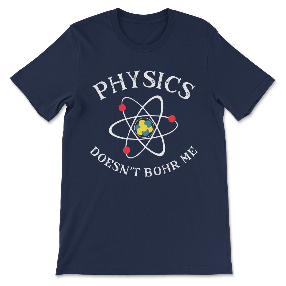 Funny Physics Nerd Science Geek Quantum Physics Distressed design - Navy