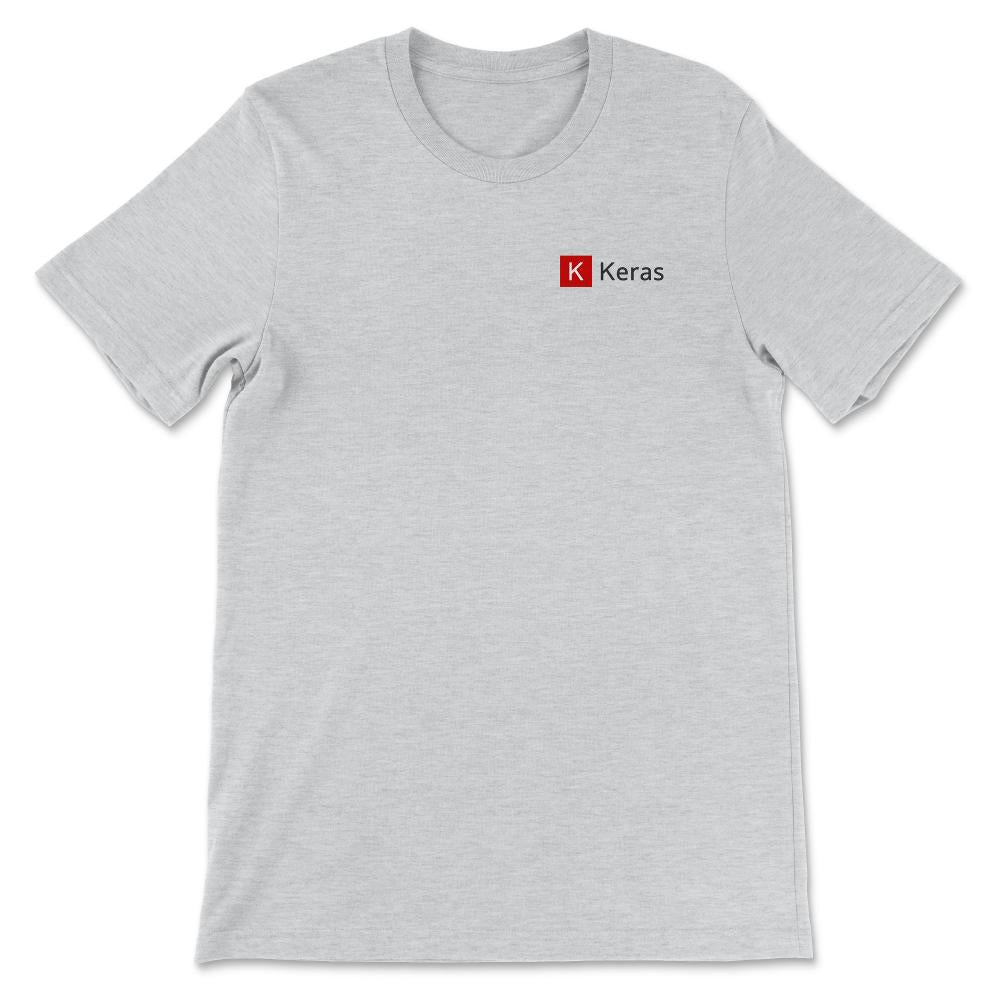 Keras Logo pocket Gift Tee - Unisex T-Shirt - Ash