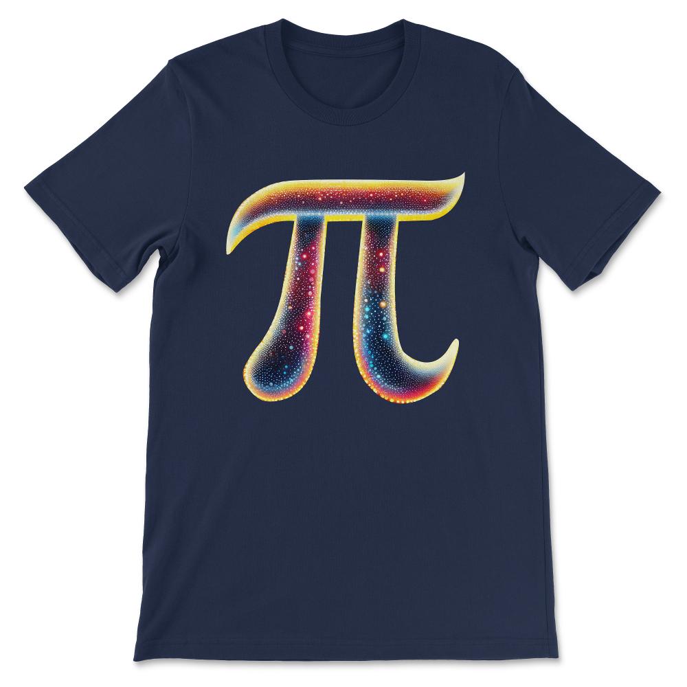 Pi Day - Nerd Geek - Love Math Pi Symbol - Kids Men Women Gift Tee - - Navy